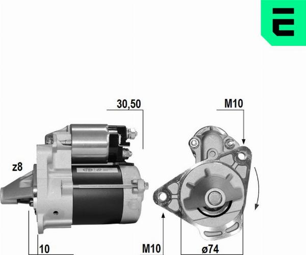 ERA 221170A - Стартер autocars.com.ua