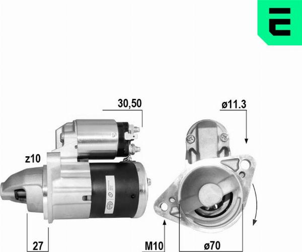 ERA 221172A - Стартер autocars.com.ua