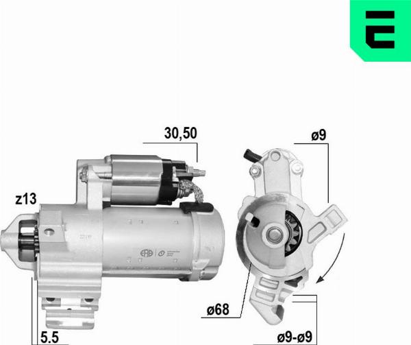 ERA 221185A - Стартер autocars.com.ua