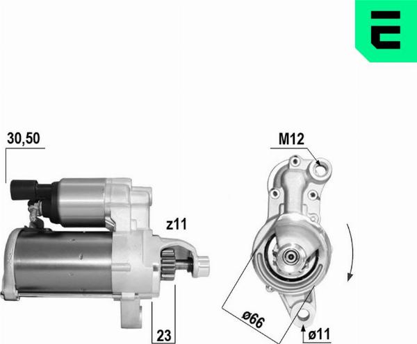ERA 221195A - Стартер autocars.com.ua