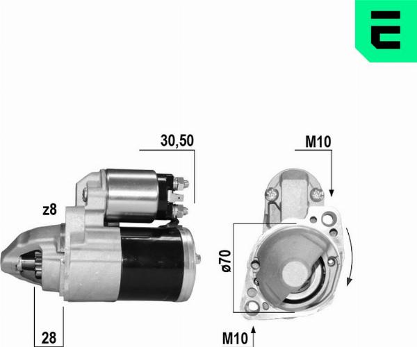 ERA 221199A - Стартер autocars.com.ua