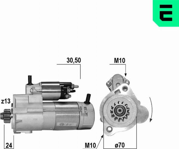 ERA 221203A - Стартер autocars.com.ua