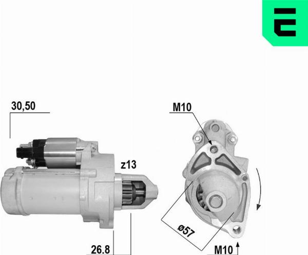 ERA 221239A - Стартер autocars.com.ua
