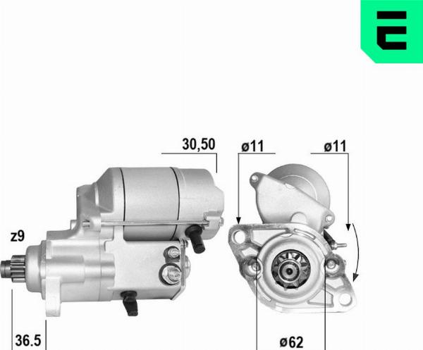 ERA 221240A - Стартер autocars.com.ua