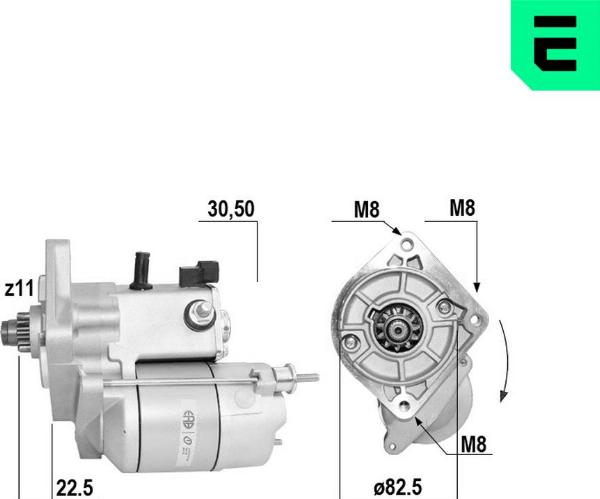 ERA 221241A - Стартер autocars.com.ua