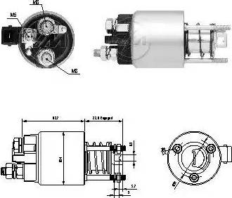 ERA 227038 - Тягове реле, стартер autocars.com.ua