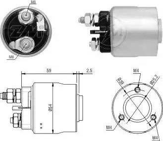 ERA 227058 - Тягове реле, стартер autocars.com.ua