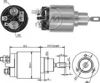 ERA 227070 - Тяговое реле, стартер autodnr.net