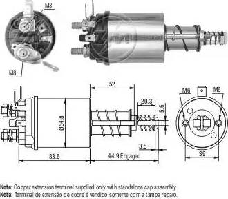 ERA 227085 - Тягове реле, стартер autocars.com.ua