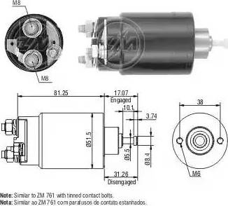 ERA 227109 - Тягове реле, стартер autocars.com.ua