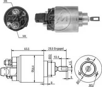 ERA 227136 - Тяговое реле, стартер autodnr.net