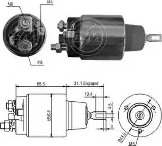 ERA 227139 - Тяговое реле, стартер avtokuzovplus.com.ua