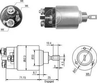 ERA 227148 - Тяговое реле, стартер avtokuzovplus.com.ua