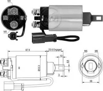 ERA 227204 - Тягове реле, стартер autocars.com.ua