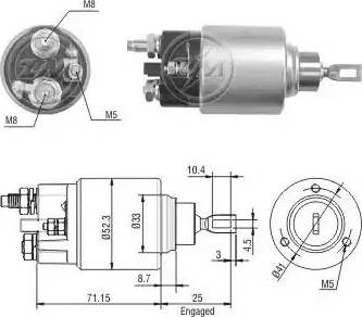 ERA 227266 - Тяговое реле, стартер avtokuzovplus.com.ua