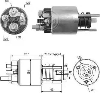 ERA 227284 - Тяговое реле, стартер avtokuzovplus.com.ua