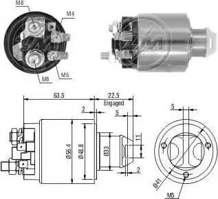 ERA 227 350 - Тяговое реле, стартер avtokuzovplus.com.ua