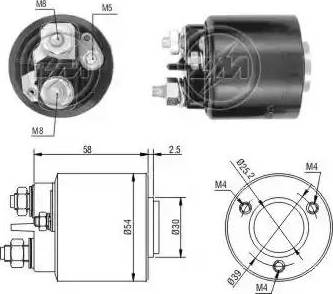 ERA 227380 - Тягове реле, стартер autocars.com.ua