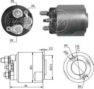 ERA 227387 - Тягове реле, стартер autocars.com.ua