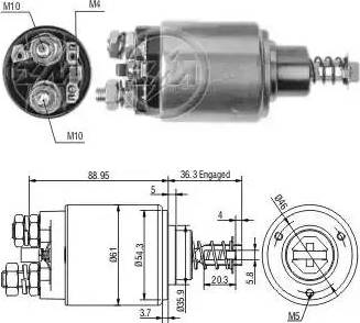 ERA 227435 - Тяговое реле, стартер avtokuzovplus.com.ua