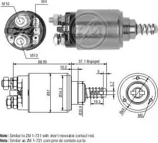 ERA 227447 - Тяговое реле, стартер avtokuzovplus.com.ua