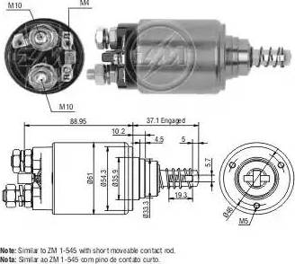 ERA 227451 - Тягове реле, стартер autocars.com.ua