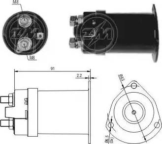 ERA 227466 - Тягове реле, стартер autocars.com.ua