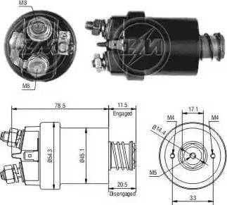 ERA 227471 - Тяговое реле, стартер avtokuzovplus.com.ua