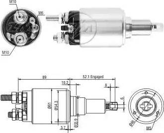 ERA 227476 - Тягове реле, стартер autocars.com.ua