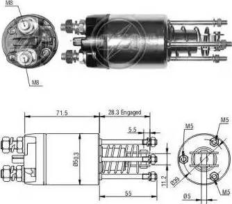 ERA 227477 - Тяговое реле, стартер autodnr.net