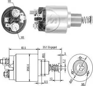 ERA 227492 - Тяговое реле, стартер avtokuzovplus.com.ua