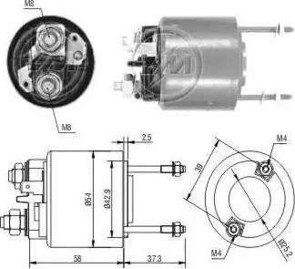 ERA 227519 - Тяговое реле, стартер autodnr.net