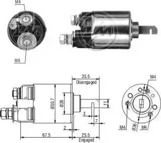 ERA 227535 - Тяговое реле, стартер avtokuzovplus.com.ua