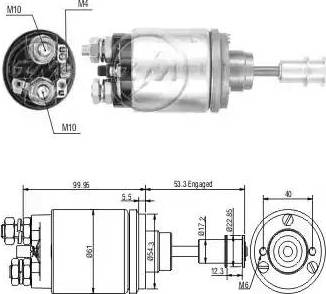 ERA 227590 - Тяговое реле, стартер autodnr.net