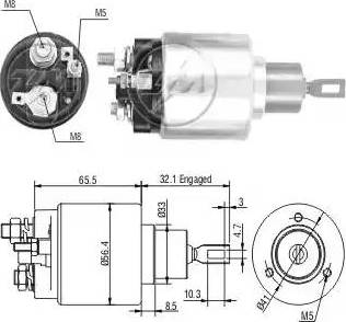 ERA 227633 - Тягове реле, стартер autocars.com.ua