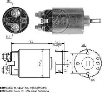 ERA 227642 - Тягове реле, стартер autocars.com.ua