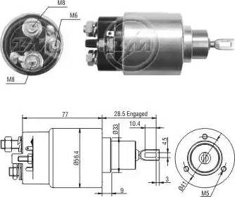 ERA 227671 - Тяговое реле, стартер autodnr.net