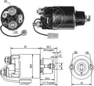 ERA 227679 - Тяговое реле, стартер avtokuzovplus.com.ua