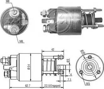 ERA 227722 - Тягове реле, стартер autocars.com.ua