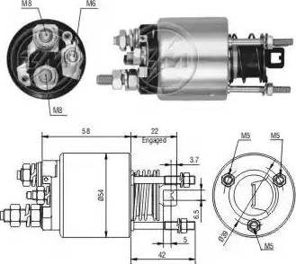 ERA 227742 - Тяговое реле, стартер autodnr.net