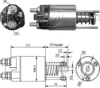 ERA 227749 - Тяговое реле, стартер avtokuzovplus.com.ua