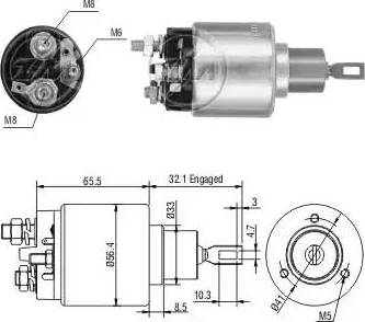 ERA 227759 - Тягове реле, стартер autocars.com.ua