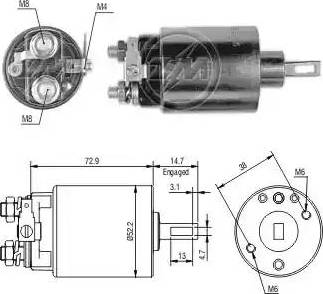 ERA 227768 - Тягове реле, стартер autocars.com.ua