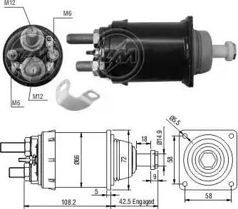 ERA 227810 - Тяговое реле, стартер autodnr.net