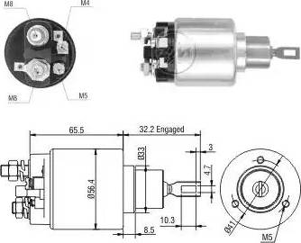 ERA 227831 - Тягове реле, стартер autocars.com.ua