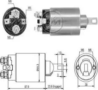 ERA 227851 - Тягове реле, стартер autocars.com.ua