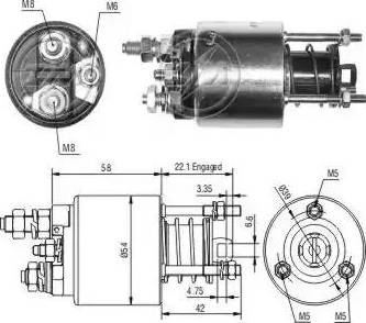 ERA 227864 - Тяговое реле, стартер autodnr.net