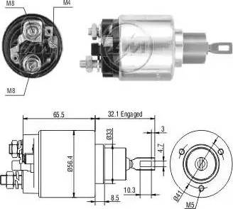 ERA 227868 - Тяговое реле, стартер avtokuzovplus.com.ua