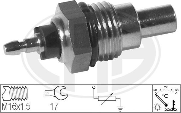 ERA 330087 - Датчик, температура охолоджуючої рідини autocars.com.ua