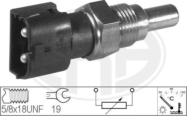 ERA 330105 - Датчик, температура охлаждающей жидкости avtokuzovplus.com.ua